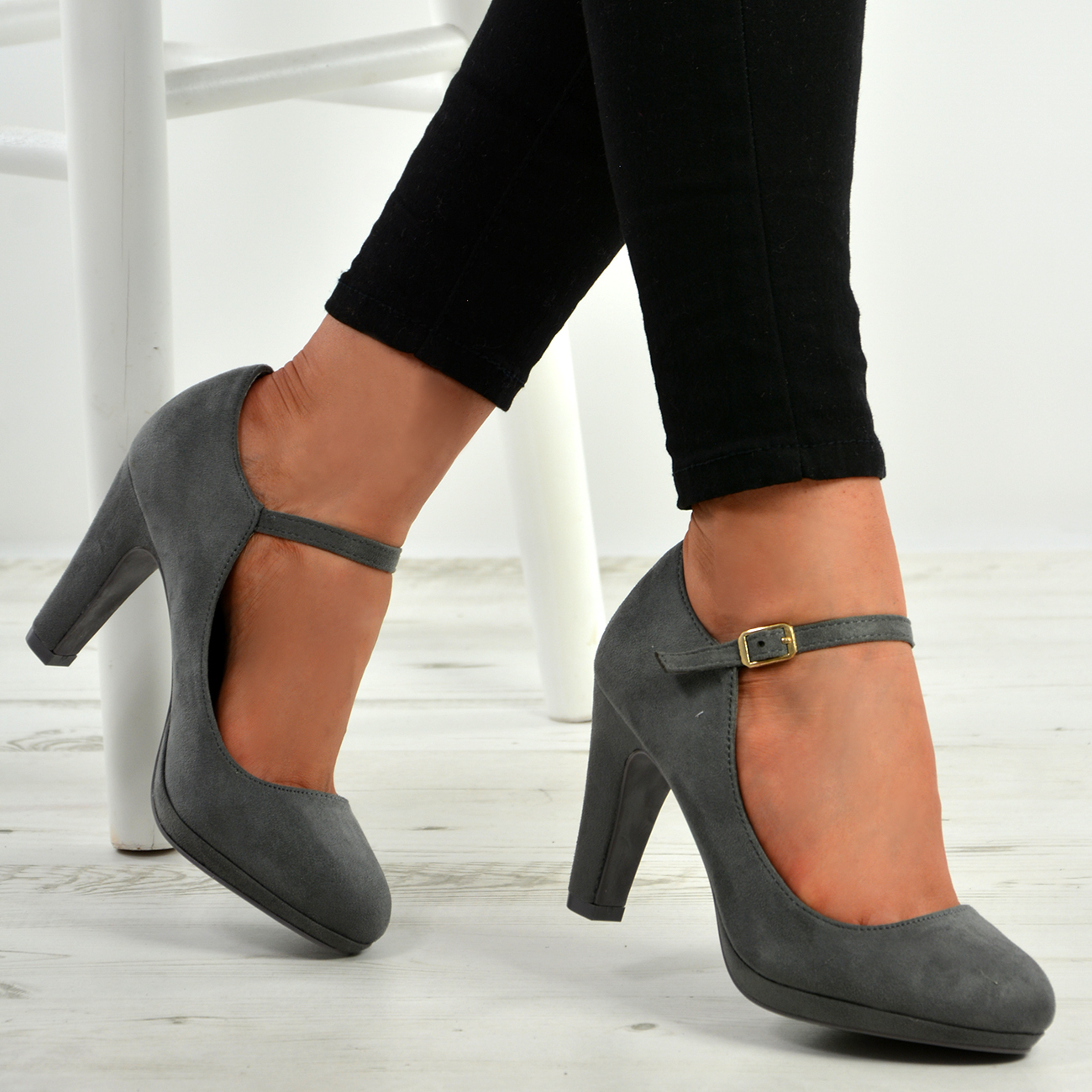 New Spring Big size 32-43 Women Sexy Suede Mary Jane Ankle 
