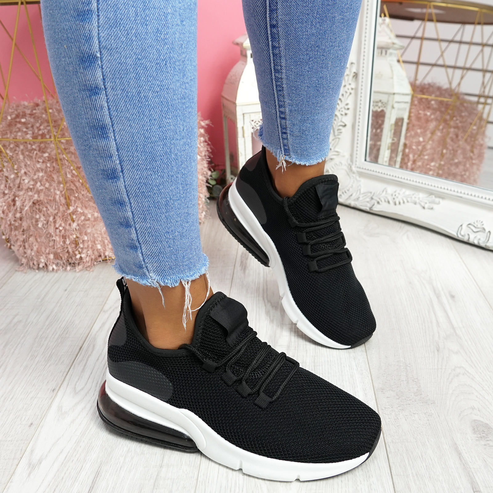 WOMENS LADIES RUNNING TRAINERS PARTY SNEAKERS GYM WOMEN CASUAL SHOES | eBay